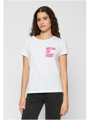 Women's T-shirt Waiting For Friday white