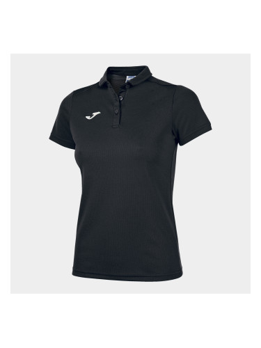 Women's T-shirt Joma Hobby Women Polo Shirt S/S Black