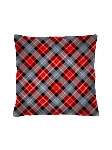 Bertoni Home Unisex's Square Pillow Tartan