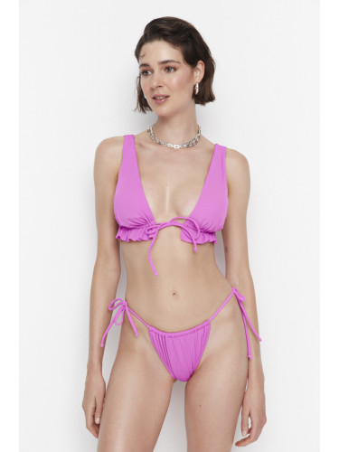 Дамски бански горнище Trendyol Fuchsia
