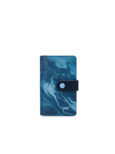 VUCH Maeva Middle Marble Blue Wallet