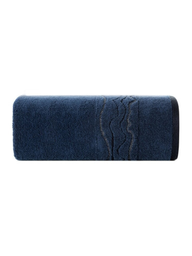 Eurofirany Unisex's Towel 454348 Navy Blue