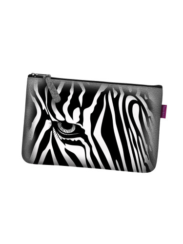 Bertoni Unisex's Pocket Cosmetic Bag Zebra