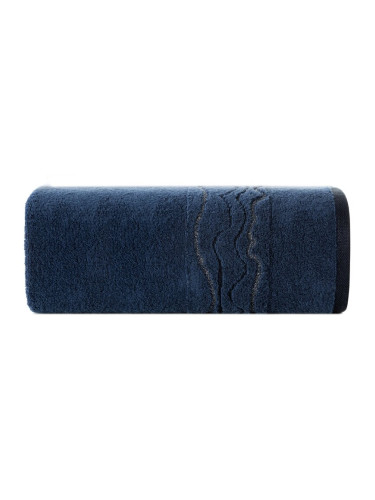 Eurofirany Unisex's Towel 454347 Navy Blue