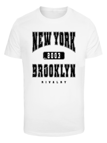 Men's T-shirt Brooklyn College Style white