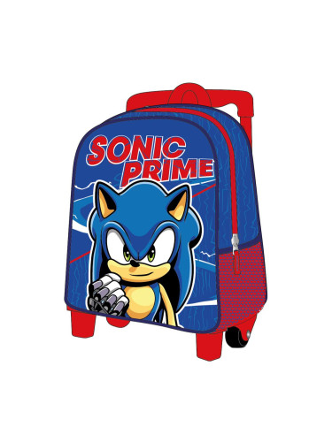 KIDS BACKPACK TROLLEY SCHOOL SONIC PRIME