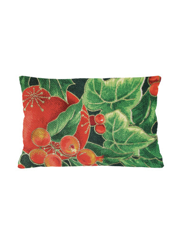 Bertoni Home Unisex's Rectangular Pillow Holly Berry