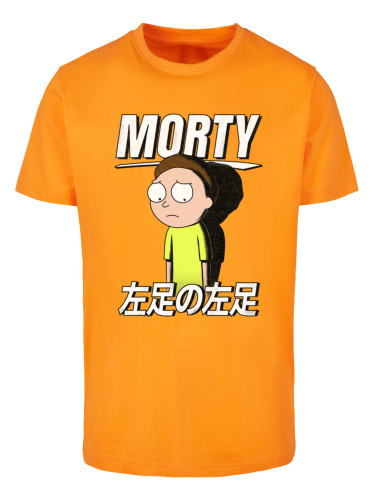 Men's T-shirt Rick and Morty Sad Morty orange