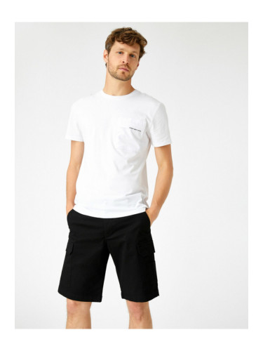 Koton Slogan Shorts Cotton