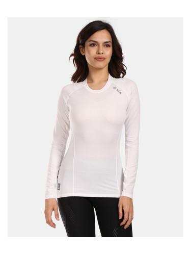 Women's functional long-sleeved T-shirt Kilpi SPOLETO-W White