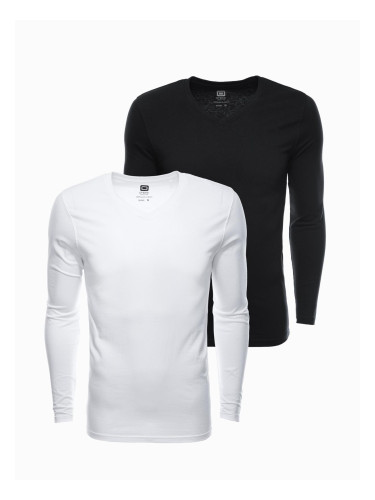 Ombre Men's V-NECK longsleeve set - mix 2