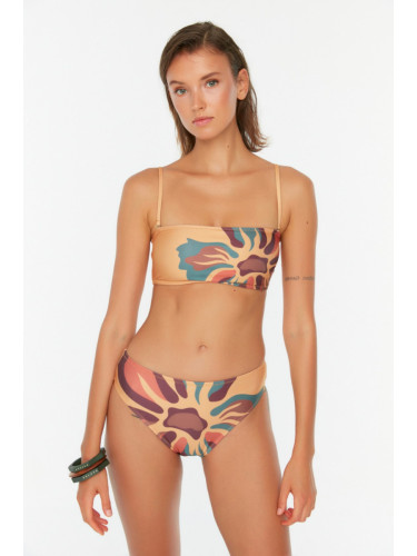 Trendyol Bikini Bottom - Orange - Floral