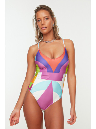 Дамски бански Trendyol Multicolored