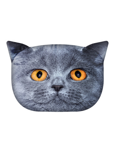 Bertoni Home Unisex's Travel Cat Pillow With Rubber Leon