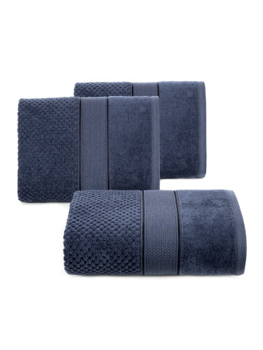 Eurofirany Unisex's Towel 451454 Navy Blue