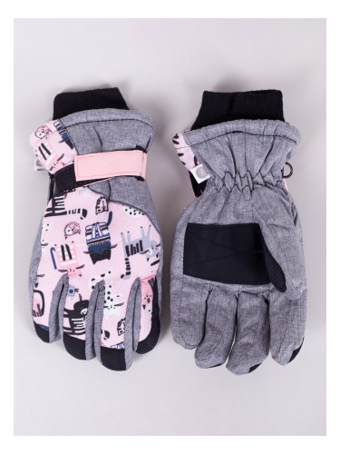Yoclub Kids's Children's Winter Ski Gloves REN-0246G-A150
