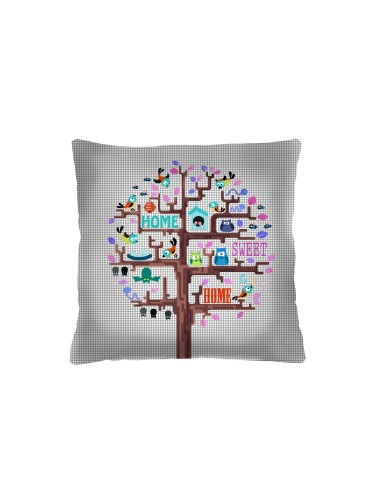 Bertoni Home Unisex's Square Pillow Sweet Home