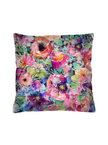 Bertoni Home Unisex's Square Pillow Flora