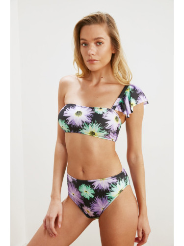 Trendyol Bikini Bottom - Multi-color - Floral