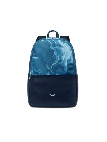 VUCH Zane Marble Blue Backpack