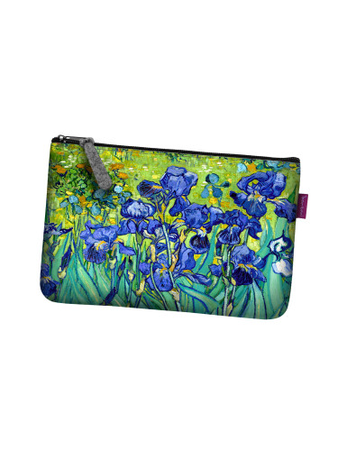 Bertoni Unisex's Pocket Cosmetic Bag Irises