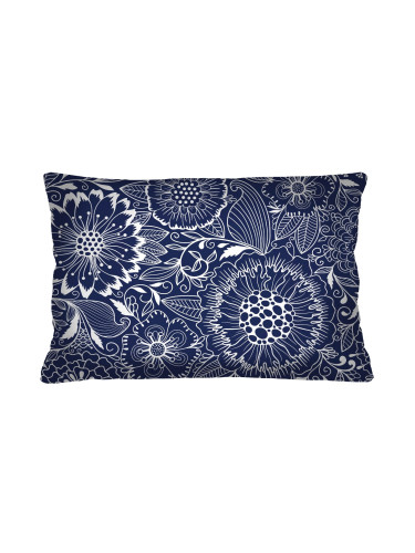 Bertoni Home Unisex's Rectangular Pillow Granada Navy Blue