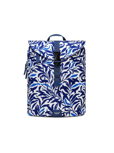 VUCH Corbin Leaves Blue Backpack