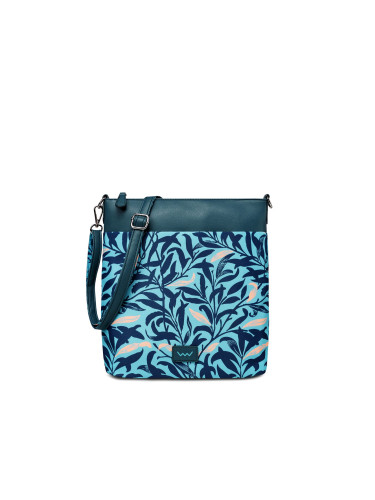 VUCH Smokie Leaves Turquoise Handbag