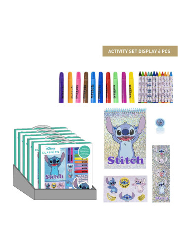 COLOURING STATIONERY SET DISPLAY STITCH