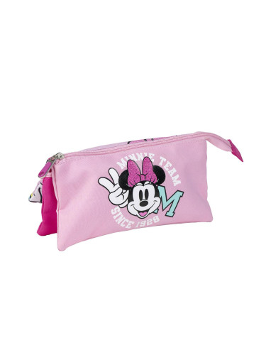 PENCIL CASE 3 COMPARTMENTS MINNIE