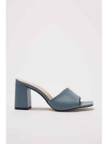 Trendyol Blue Square Toe Women's Slippers
