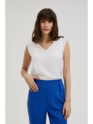 Marisse Women's Shirt L-Ko-4356 White