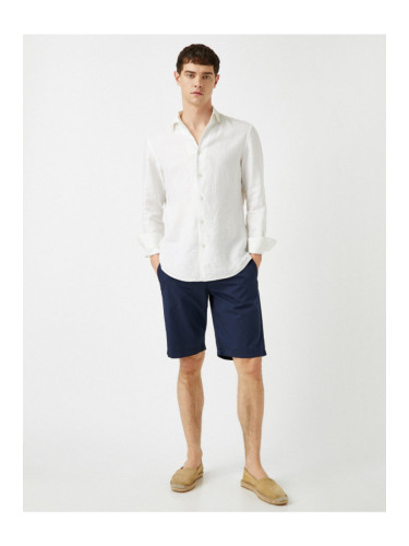 Koton Cotton Men's Shorts with Pockets