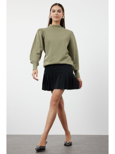 Trendyol Mint High Collar Knitwear Sweater