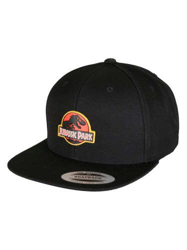 Black Snapback with Jurassic Park logo