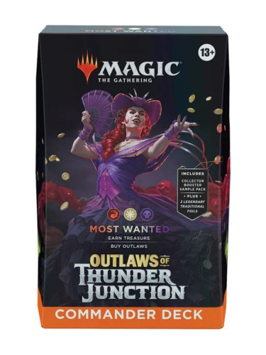  Magic the Gathering: Outlaws of Thunder Junction Commander Deck - Most Wanted