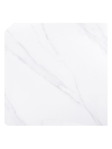 Плот синтерован камък 70Х70 - цвят бял мрамор