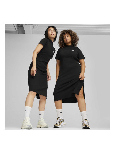 ДАМСКА РОКЛЯ PUMA 62425601 CLASSICS RIBBED DRESS ЧЕРНА
