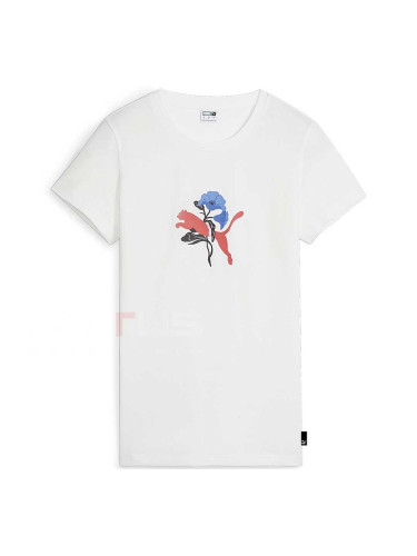 ДАМСКА ТЕНИСКА PUMA 62541002 GRAPHICS BLOSSOM DAY TEE БЯЛА