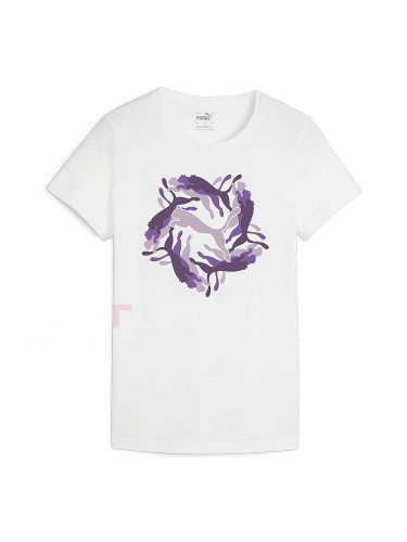 ДАМСКА ТЕНИСКА PUMA 67991502 ESS+ GRAPHIC TEE БЯЛА