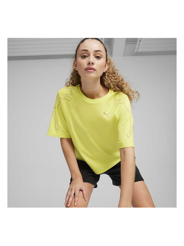 ДАМСКА ТЕНИСКА PUMA 67998738 MOTION CAT TEE ЕЛЕКТРИКОВО ЗЕЛЕНА