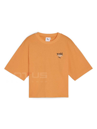 ДАМСКА ТЕНИСКА PUMA X X-GIRL 62472346 GRAPHIC TEE ОРАНЖЕВА