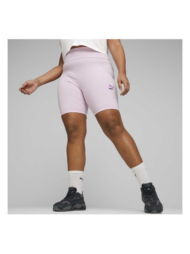 ДАМСКИ КЪС КЛИН PUMA 62497460 CLASSICS BRAND LOVE GRAPHIC SHORT TIGHTS 7IN БЛЕДОРОЗОВ