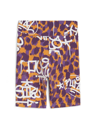 ДАМСКИ КЪС КЛИН PUMA X X-GIRL 62472146 AOP SHORT TIGHTS 7IN ЛИЛАВ