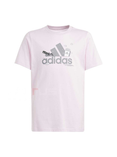 ДЕТСКА ТЕНИСКА ЗА МОМИЧЕ ADIDAS IM8346 BL G TEE РОЗОВА