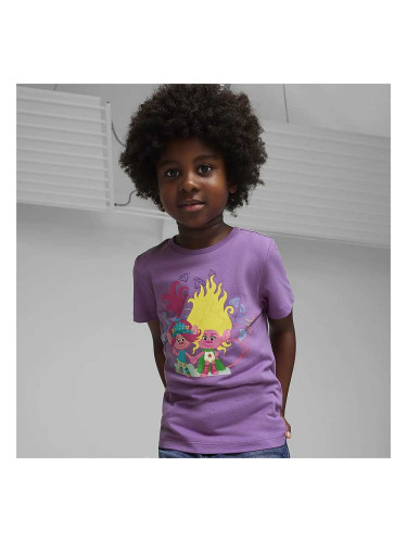 ДЕТСКА ТЕНИСКА ЗА МОМИЧЕ PUMA X TROLLS 62481650 TEE ЛИЛАВА