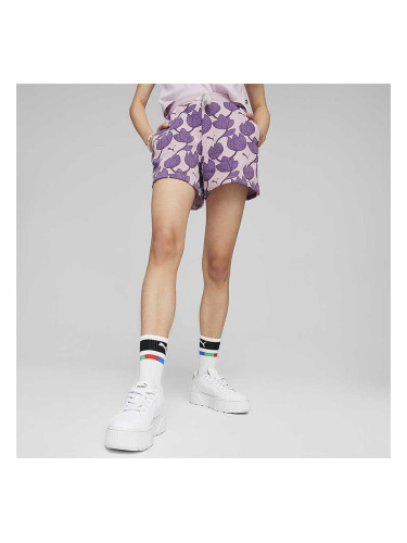 ДЕТСКИ КЪСИ ПАНТАЛОНИ ЗА МОМИЧЕ PUMA 67982060 ESS+ BLOSSOM AOP SHORTS G РОЗОВИ
