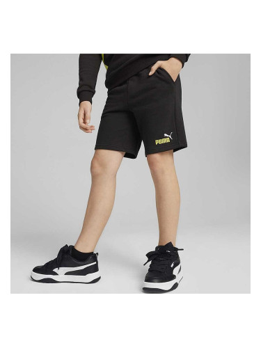 ДЕТСКИ КЪСИ ПАНТАЛОНИ ЗА МОМЧЕ PUMA 58698959 ESS+ 2 COL SHORTS TR B ЧЕРНИ