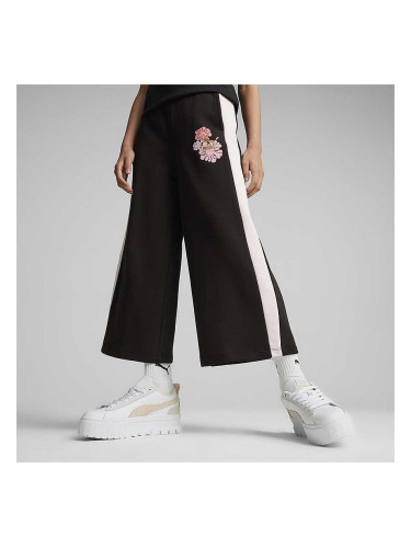 ДЕТСКО ДОЛНИЩЕ ЗА МОМИЧЕ PUMA 62444401 T7 SNFLR 7/8 SWEATPANTS TR G ЧЕРНО