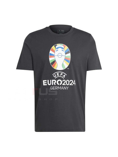 МЪЖКА ТЕНИСКА ADIDAS IT9291 EURO 2024 OE TEE ЧЕРНА